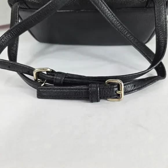 Kate Spade Black Mulberry Pebbled Leather Backpack   #854 - Picture 6 of 13